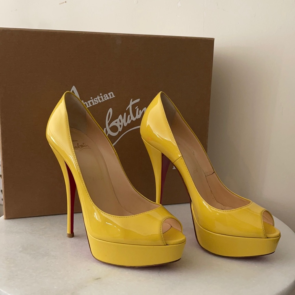 Christian Louboutin Troco 140mm patent size 36